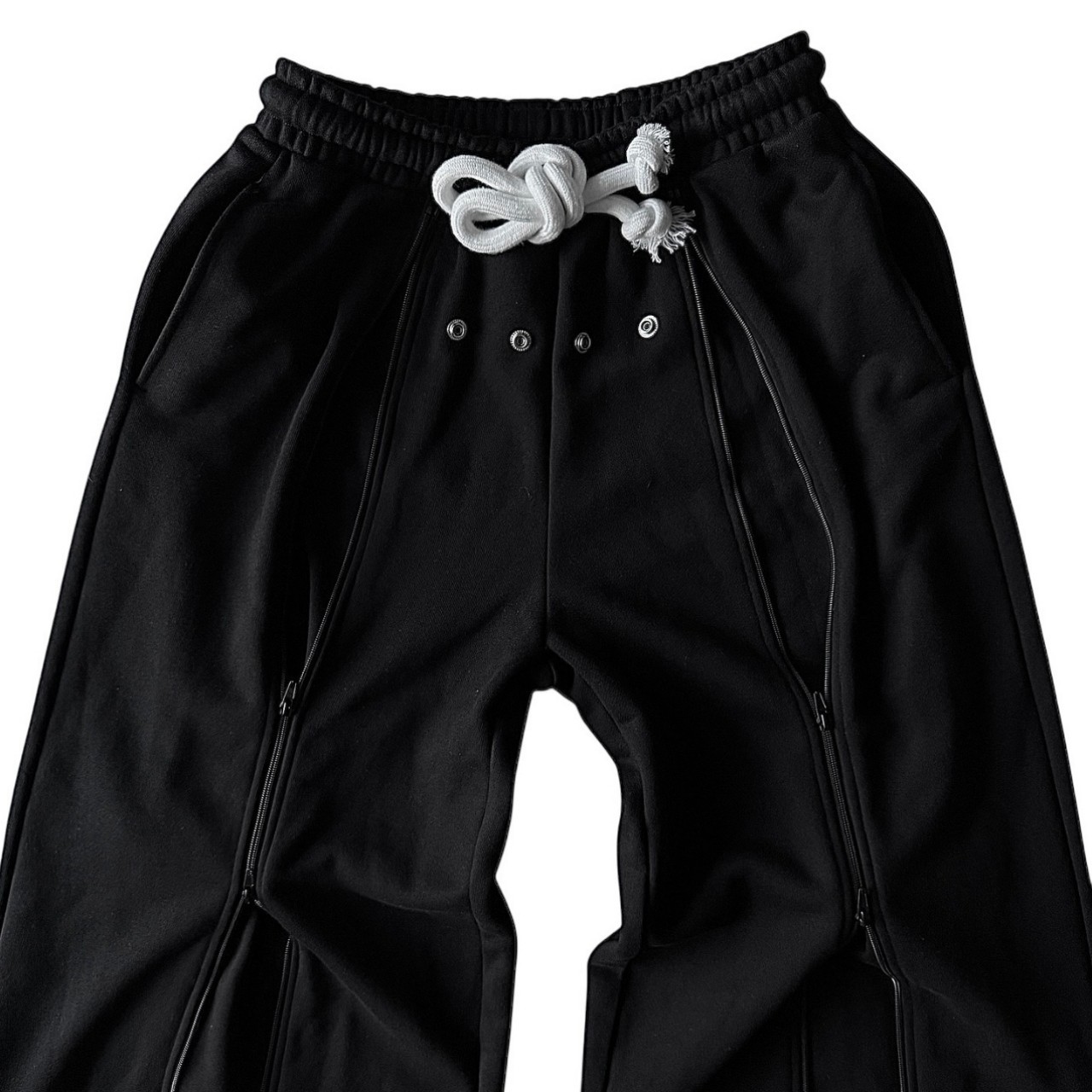 Women's Clothing Women's Casual Loose Trousers Black Versatile Fashion Street Style Rock Trend Personality Popular For Formal & Casual_voghion.com
