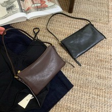 头层羊皮小方包女韩版小众高级感真皮包包女气质通勤百搭单肩包女