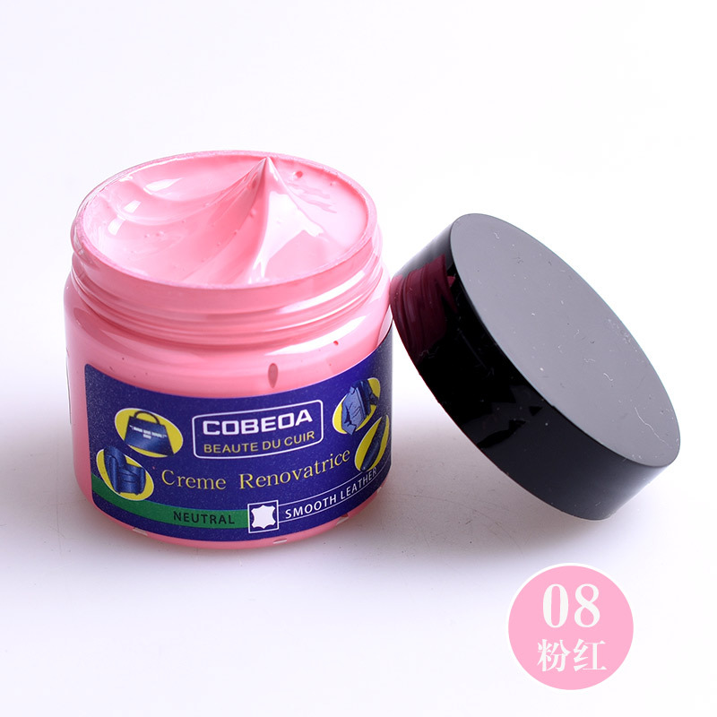 Venta directa de fábrica kangbida agente de coloración de cuero sofá bolsa de cuero para colorear zapatos de cuero de reparación de desgaste color suplemento crema