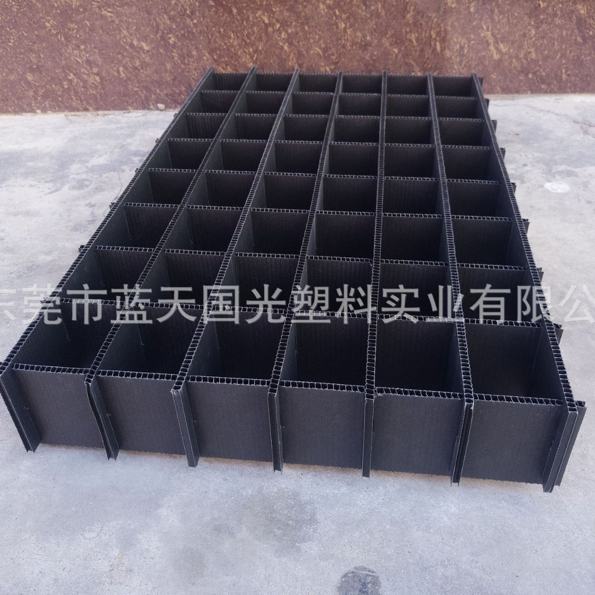 专业生产中空板周转箱 中空板内材包材黑色防静电eva棉刀卡箱