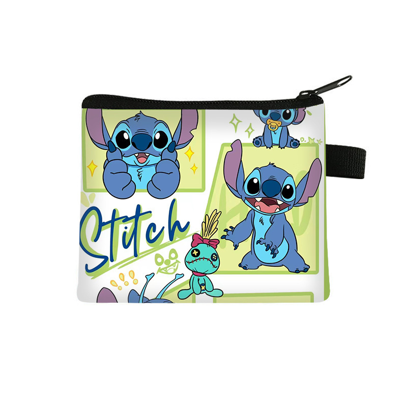 Nuevo patrón de bolso de cambio para niños bolso de tarjetas portátiles bolso de monedas bolso de almacenamiento de llaves de poliéster bolso de mano se puede distribuir