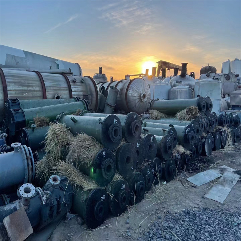 出售二手蒸发式冷凝器 不锈钢常压列管换热器 二手冷凝器 回收