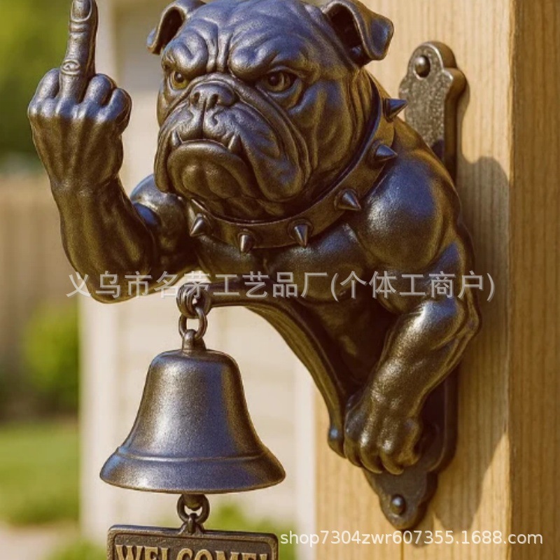 跨境新品Basset Hound Welcome Doorbell 动物系列欢迎光临门铃|undefined