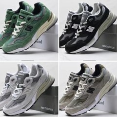 莆田靴ハイバージョン nb992 オリジナルグレー男性と女性のカジュアルレトロ大人のスポーツシューズ nb993 ランニングお父さん靴