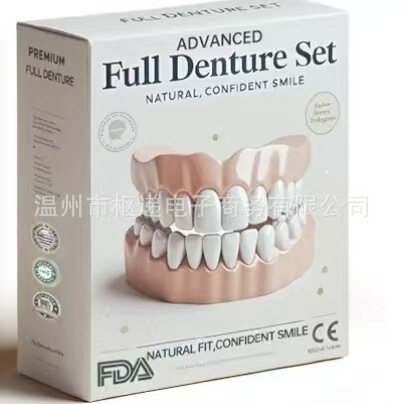新しいオールインクルーシブ上下義歯矯正器具、シリコン製模擬歯矯正器具、ホワイトニング歯用ステッカー、スマイルアップツール|undefined