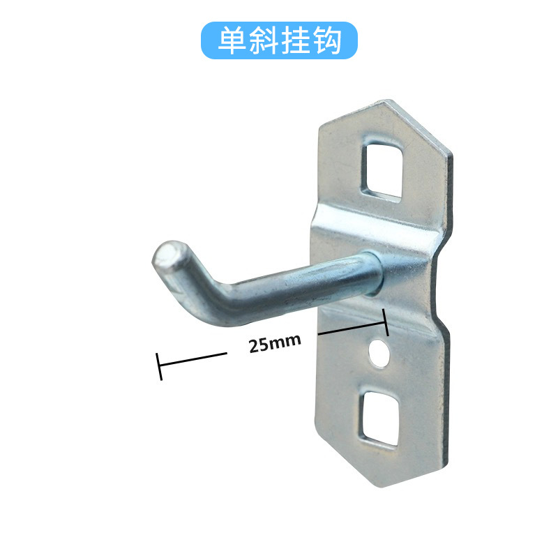Ganchos de Metal para Tablero Perforado Galvanizados Multifuncionales para Herramientas