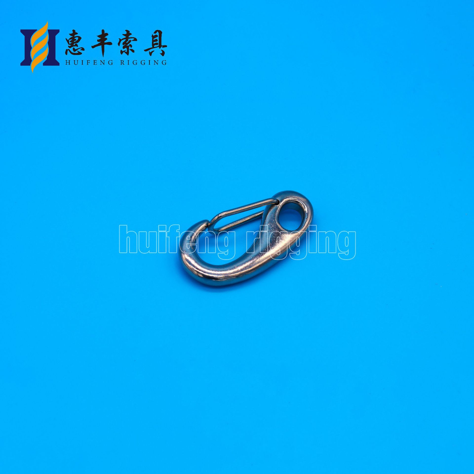 不锈钢蛋形弹簧钩 安全扣 卸扣 简易链接扣 钢丝绳链接器