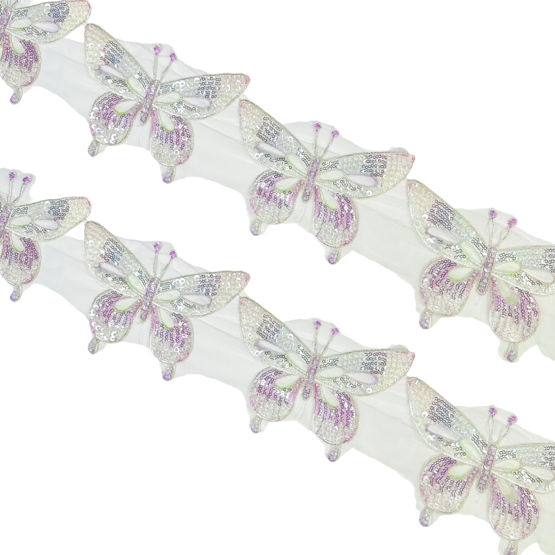 Transfronterizos venta caliente bordado bordado bordado colorido diseño de flores tridimensionales accesorios accesorios de ropa infantil