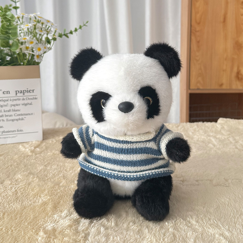 Dollos lindos de peluche, muñecas de ropa, muñecas de denim, Sichuan, Chengdu, recuerdos, logotipo