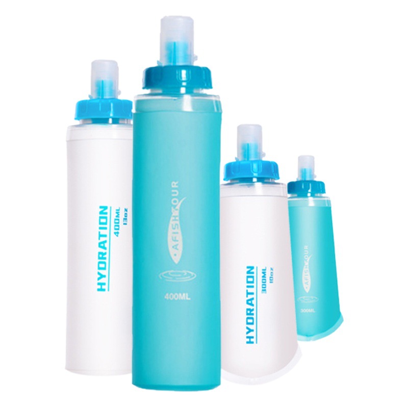In-Stock Soft Water Bag, Portable Sports Soft Water Bottle, Foldable Soft Water Bottle for Marathon, Cycling, Mountaineering, Customizable Soft Water Bag