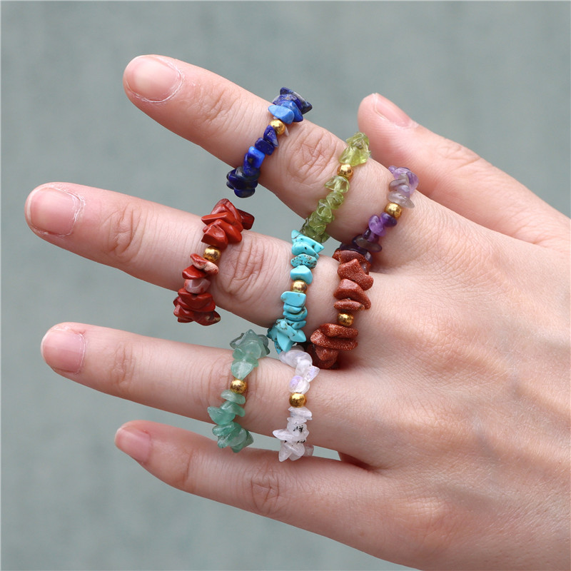 Fashion Irregular natural stone Rings 1 Piece