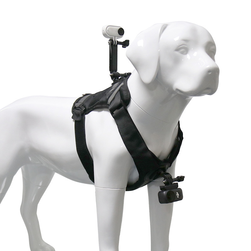 Gopro Dji Nano Action Camera Dog Harness Chest and Back View Pet Harness Shooting Bracket Gopro Dji Nano Action Camera Dog Harness Chest and Back View Pet Harness Shooting Bracket