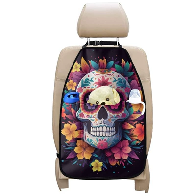 Chair back anti-kick pad Skull Hanging Kidsren's Seat Back - ysfa5991d12-1