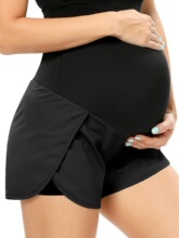 Q 59603 Adjustable Waist Maternity Shorts �ɵ������и��̿�ר
