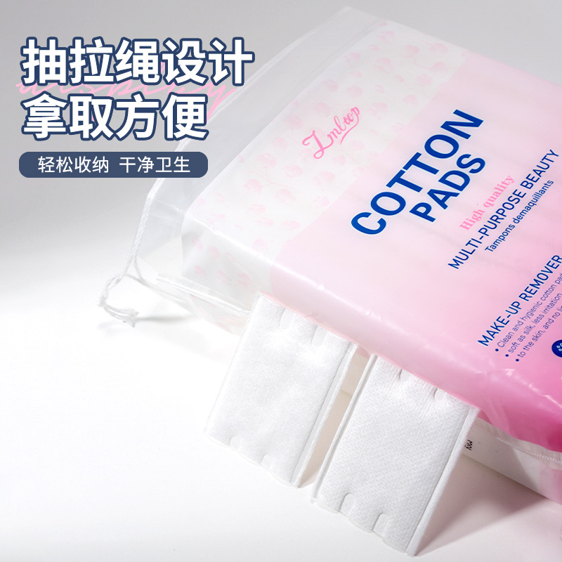 LMLTOP transfronterizo exclusivamente para almohadillas de algodón para sándwich, compresa húmeda gruesa de doble efecto de doble cara, almohadilla de algodón desmaquillante SY599