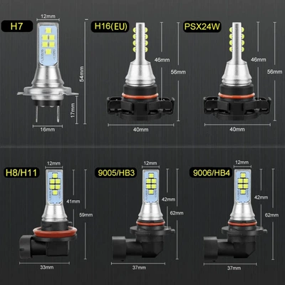 Cross-Border Automotive High-Brightness Front Fog lamp