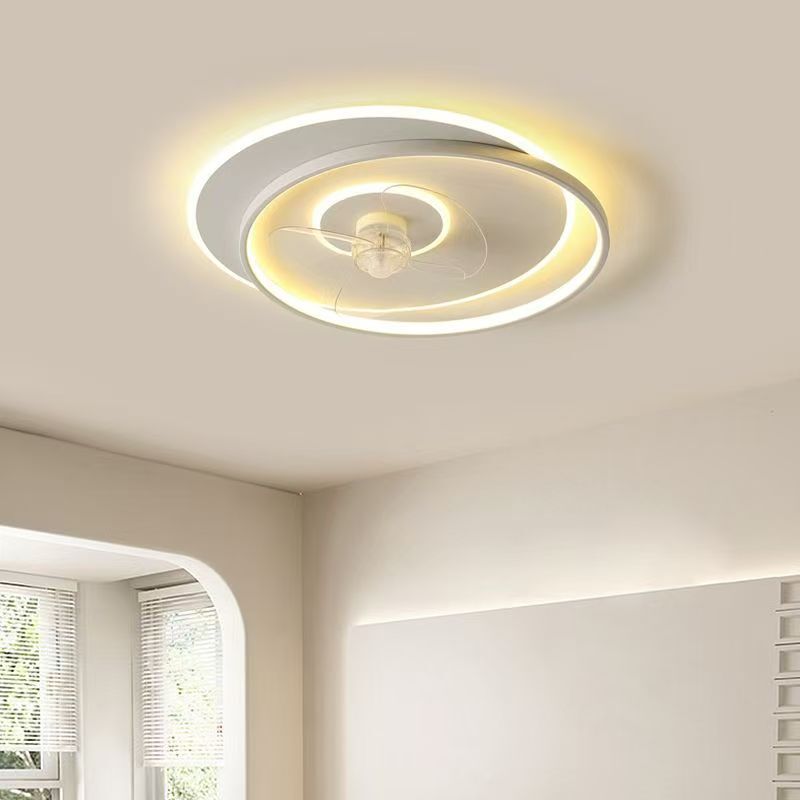 Bedroom Fan Light Ceiling-Mounted Modern Minimalist Electric Fan Smart Integrated Ceiling Fan Light for Master Bedroom Full Spectrum Eye Protection Bedroom Fan Light Ceiling-Mounted Modern Minimalist Electric Fan Smart Integrated Ceiling Fan Light for Master Bedroom Full Spectrum Eye Protection