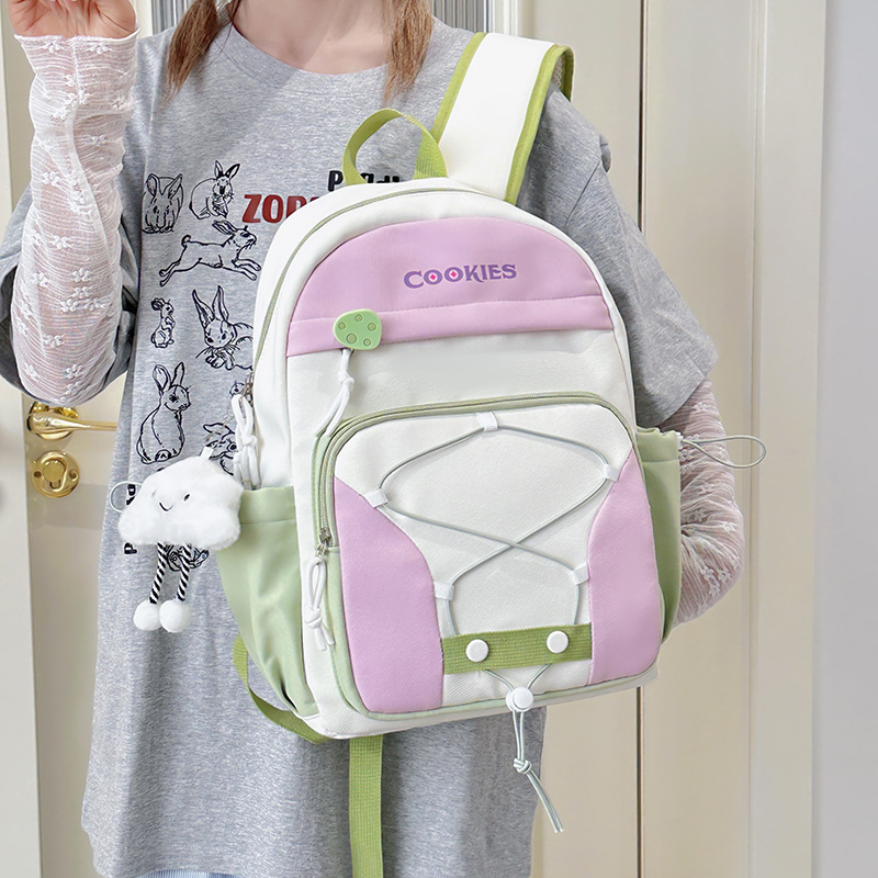 Mochila escolar japonesa nueva mochila de viaje de gran capacidad para estudiantes de secundaria