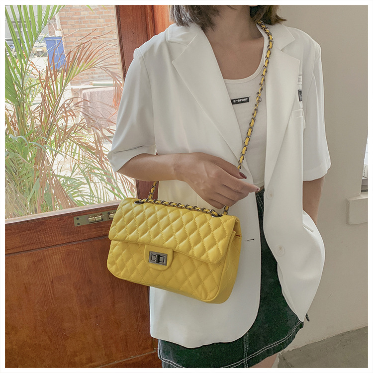 Solid Color Pattern Spring&Summer Season Women's Large Spring&summer Pu Leather Basic Shoulder Bag