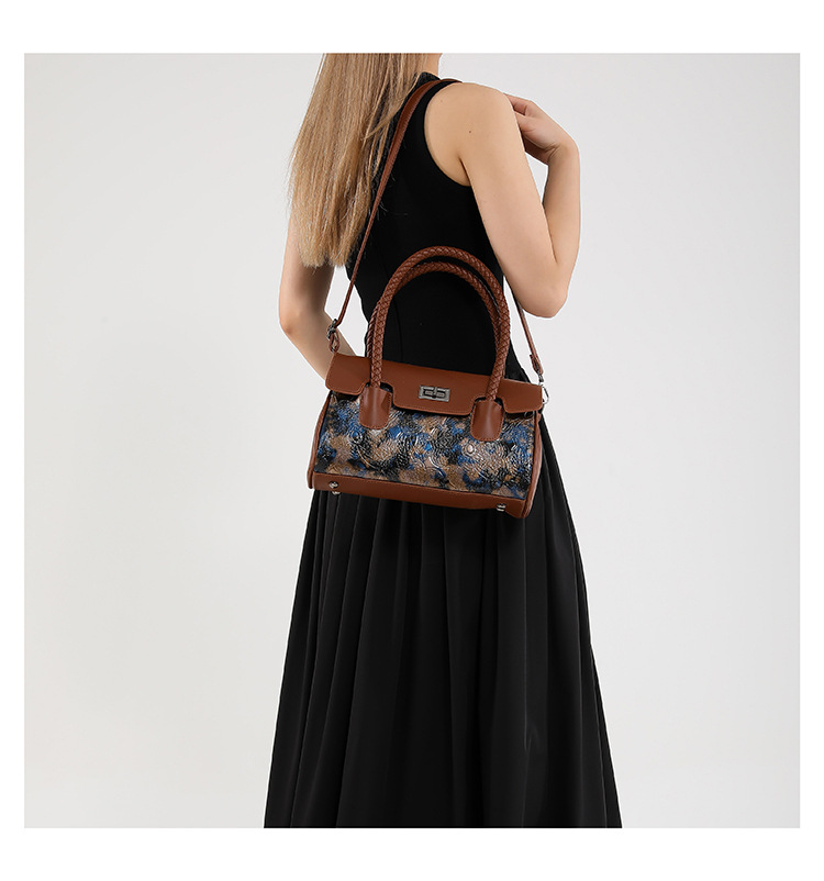 Women's Retro Handbag Chinese Style Shoulder Bag For Mature Women_voghion.com