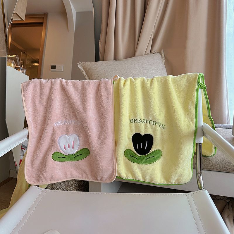 Pacha Dog Towel Ins Student Dorm Thick Coral Fleece More Absorbent Quick Dry Couple Face Towel Home Use Towel