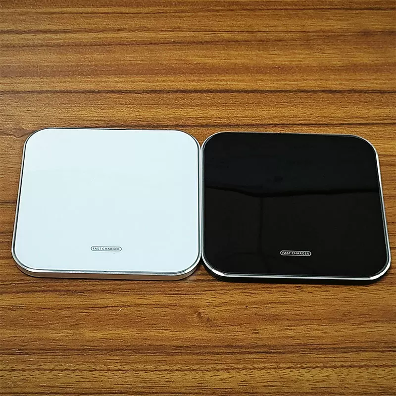 无线充电器铝合金外壳套料壳料金属铝壳丝印logo质感跨境专供公模