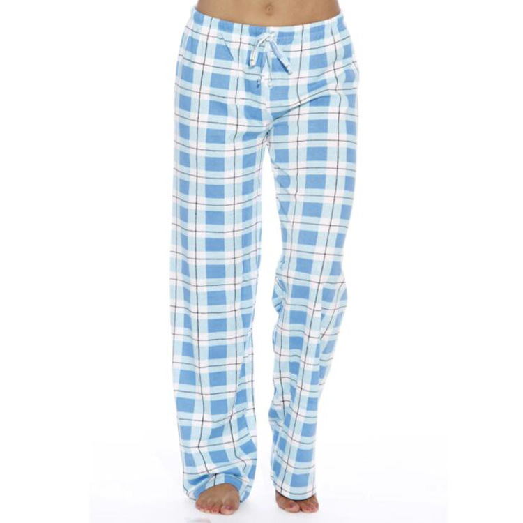 Women's Casual Plaid Cotton Blend Polyester Printing Straight Pants display picture 2