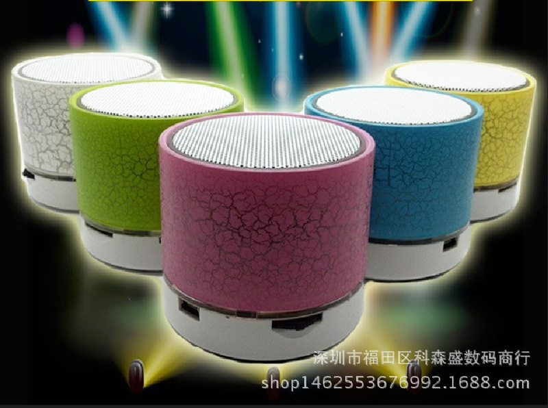 クラックs8カードbluetoothスピーカー七彩a9クールフラッシュミニオーディオギフト工場卸売り|undefined