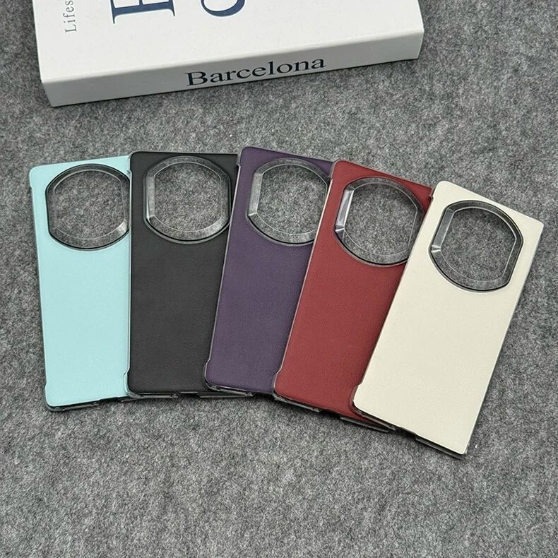 Suitable for Huawei Mate X7 Phone Case, X5 Simple Business Style, Mate X3 Protective Cover, Official Same Model, X6 Plain Leather