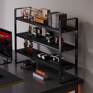 E-Sports Style Desktop Storage Rack Desk Bookshelf Computer Desk Storage Storage Rack Dormitory Layered Rack Simple Small Bookcase