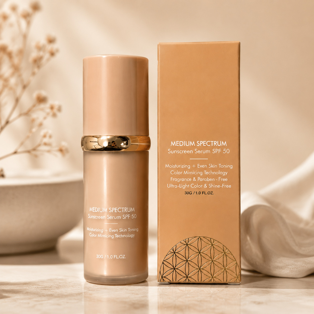4-in-1 Temperature-Changing Liquid Foundation, Long-Lasting, Non-Caking, Moisturizing and Concealing 4-in-1 Liquid Foundation