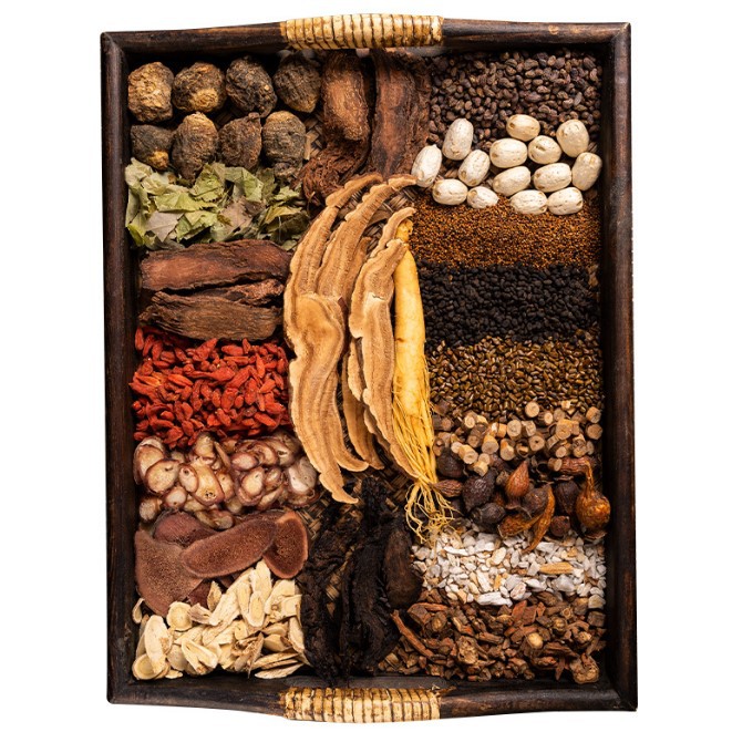 Brewing medicine ingredients, ginseng health-preserving traditional Chinese medicine materials for men, ten-in-one replenishing wine, kidney health brewing materials.