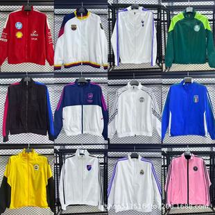 25-26 Season League Clubs Barcelona Real Madrid Bayern Juventus Waterproof Windbreaker Jacket Sports Casual Jacket