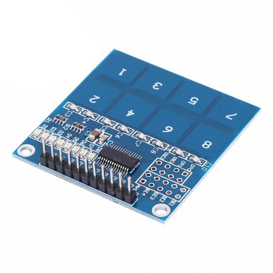 TTP226 8路 电容式 触摸开关 数字触摸传感器 模块