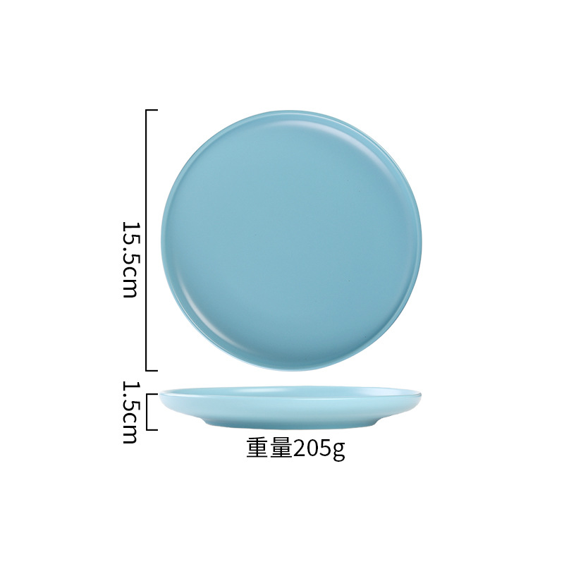 6-inch pizza plate (sky blue)