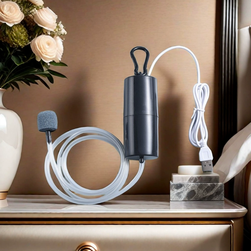 Аквариум кислородный насос Небольшой бытовой аквариум кислородный насос Открытый Рыбалка Окислородный насос Открытый Рыбалка Мини кислородный насос