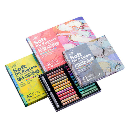 Gaolle super soft oil pastels soft heavy color crayons 24 colors 36 colors 48 colors macarons Morandi students and children