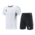 AD09 White Shorts Set
