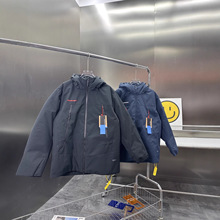 猛犸象25冬季连帽加厚羽绒服男女同款户外防寒红白标750蓬原标