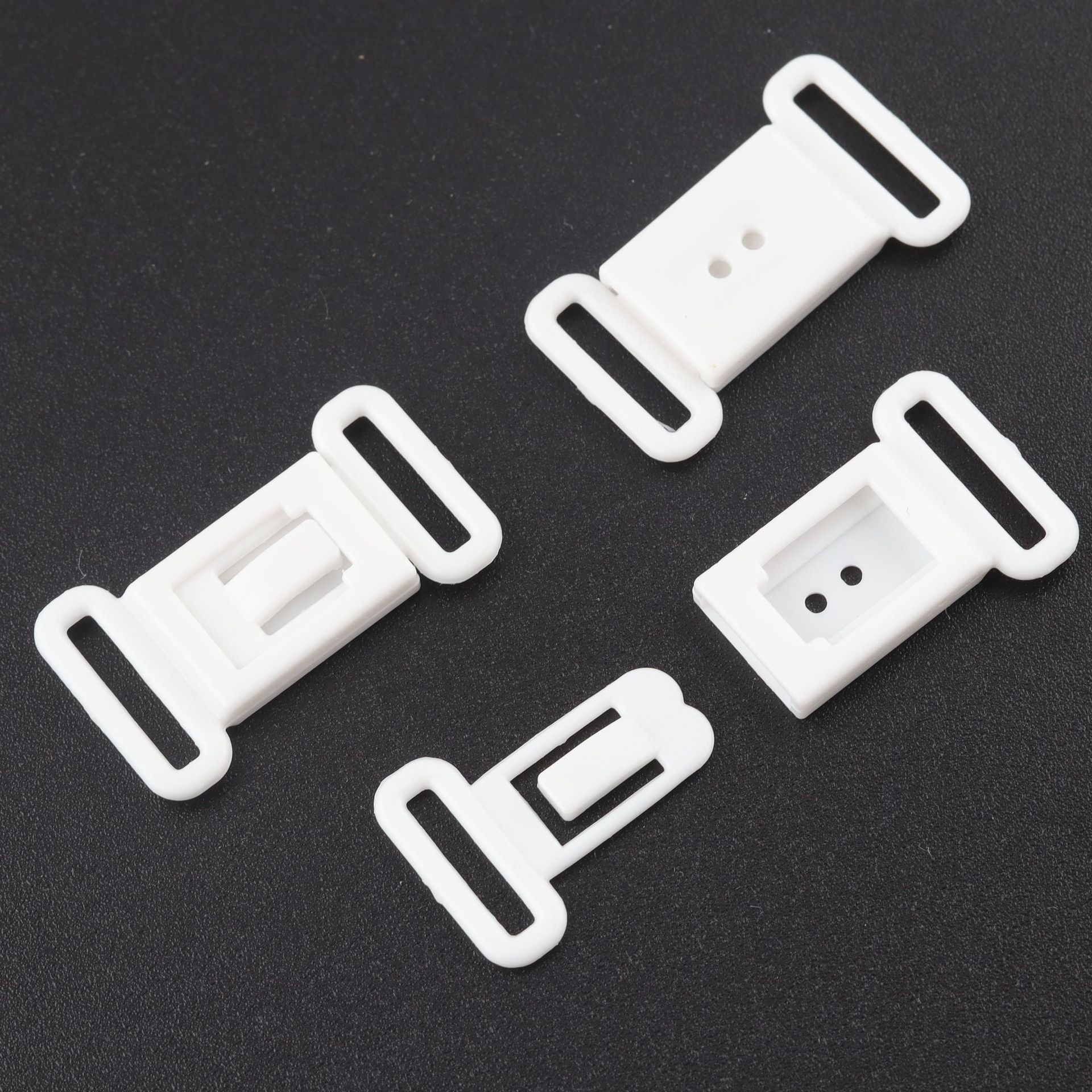 Mamá abrocha 1.2cm diámetro interior (plástico blanco) / grano