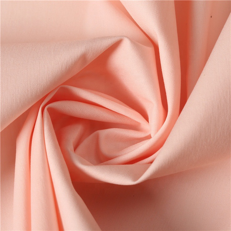 Nuevo tejido mezclado de alta elasticidad, tejido plano barato, tela de ropa suave de color sólido