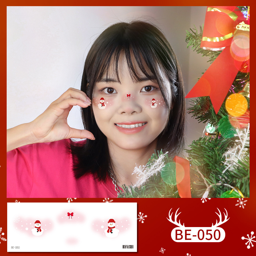 BE-050 (크리스마스 페이스 스티커)
