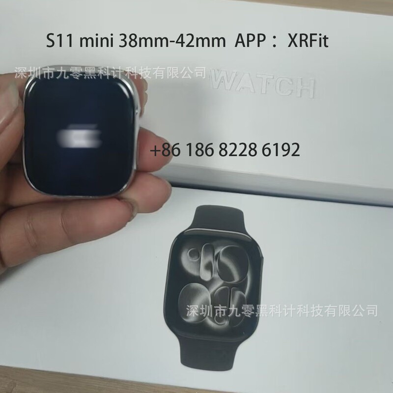 Cross-Border Hot-Selling S11Mini Ultra2 Smart Watch with Touch Control and Dynamic Island Feature S11 Smart Watch Blue