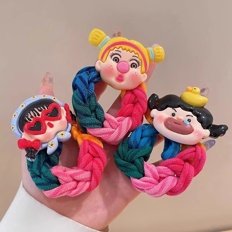 高马尾发圈皮筋女扎头高弹力丸子头发绳网红2025新款可爱头绳发饰|undefined