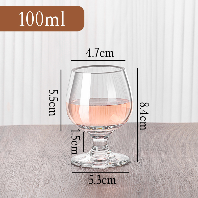 짧은 100ml PC는 깨지지 않고 고온에 강하며 유리가 아닙니다.