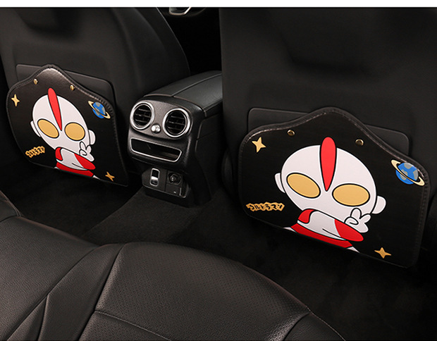 Car seat anti-kick pad rear seat back anti-wear pad car cartoon supplies car rear seat protection stickers anti-dirty pad