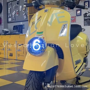 �ȁ���VESPA300���b GTV300 GTS300 ǰ���led 6�մ������ �o�p