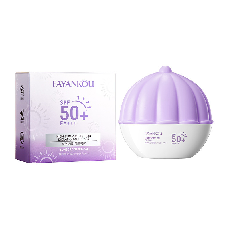 Fa Yan Ke Han Chen Protector solar SPF50 + PA + + + Protector solar anti-UV refrescante y no graso