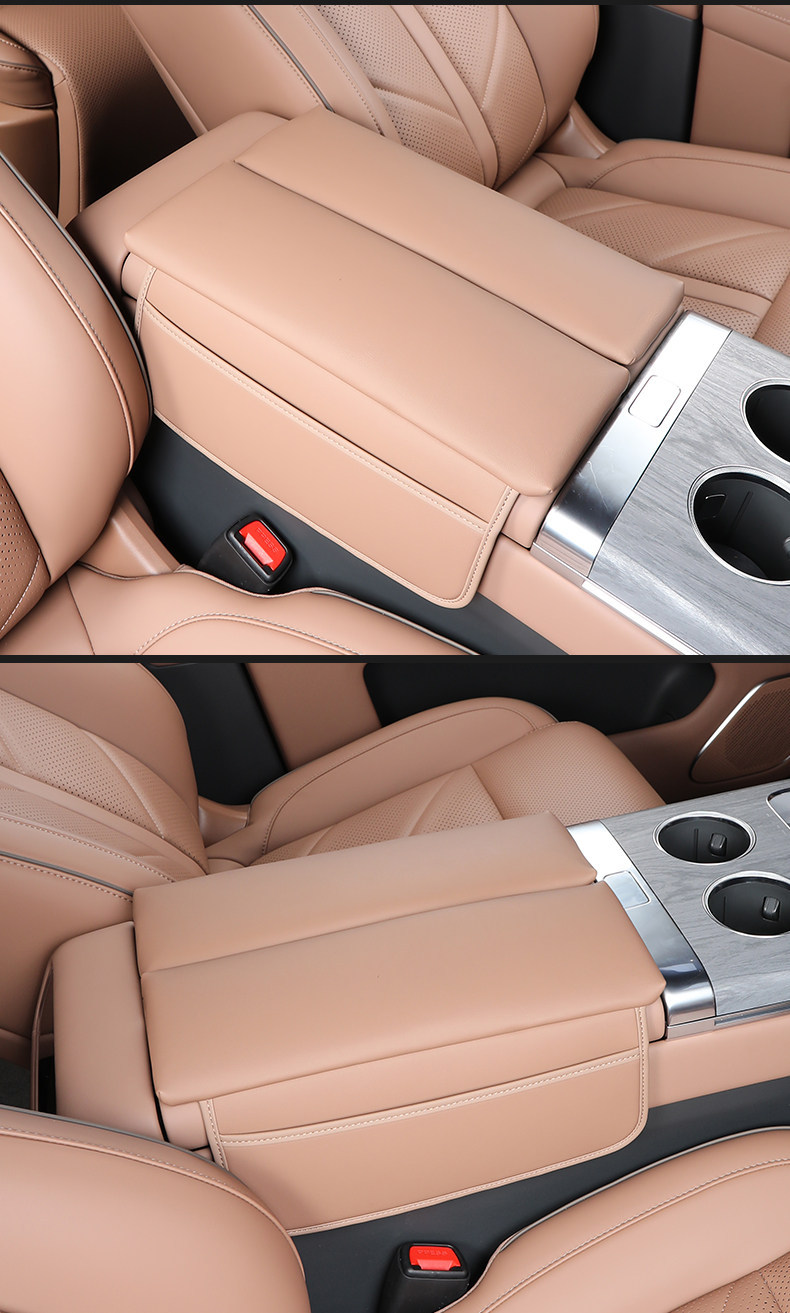 Suitable for Baojun Huajing S armrest box heightening pad, central control storage box cover, leather storage protective pad, interior modification