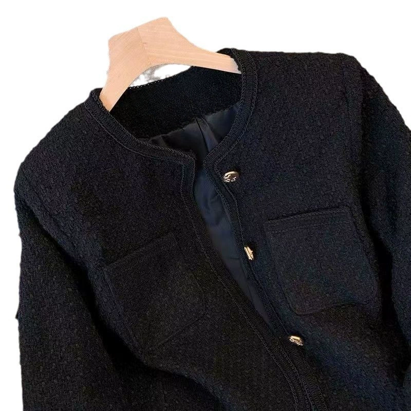 Легкая куртка весной (стиль Chanel) крытая, короткое пальто высокого качества, размеры S–2XL